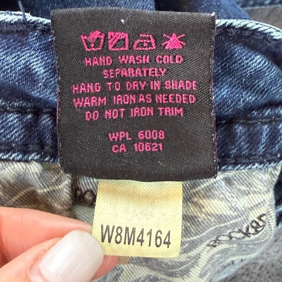 Rock & Roll Cowgirl Women's Jeans Mid Rise Flare Trouser Size 29X36 - Picture 4 of 13